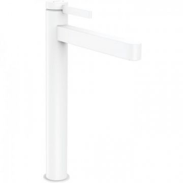 Baterie lavoar inalta Hansgrohe Finoris 260 cu ventil Push-Open - Culoare Alb pal