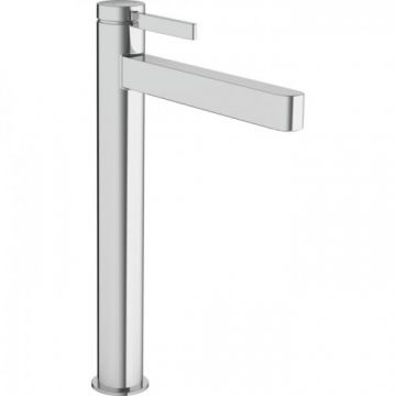 Baterie lavoar inalta Hansgrohe Finoris 260 cu ventil Push-Open - Culoare Crom