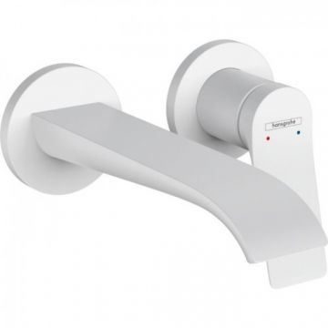 Baterie lavoar incastrata Hansgrohe Vivenis cu pipa 19.2 cm - Culoare Alb