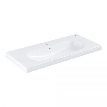 Lavoar Grohe Euro Ceramic 100cm  montare pe mobilier  PureGuard  alb