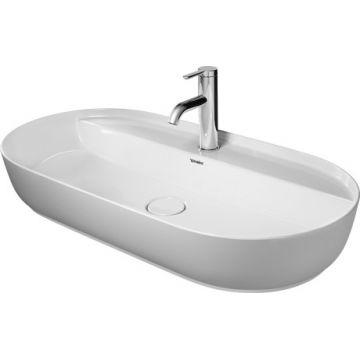 Lavoar tip bol Duravit Luv 80x40cm fara preaplin montare pe blat