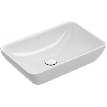 Lavoar tip bol Villeroy & Boch Venticello 55x36cm  cu preaplin  montare pe blat