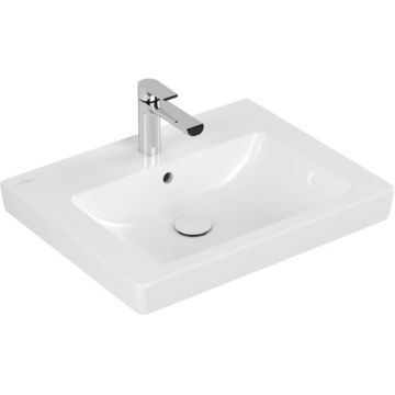 Lavoar Villeroy & Boch Subway 2.0 CeramicPlus  60x47 cm  montare pe mobilier  alb Alpin