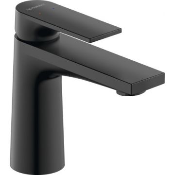 Baterie lavoar Duravit Tulum by Starck S  140mm  fara ventil  negru mat