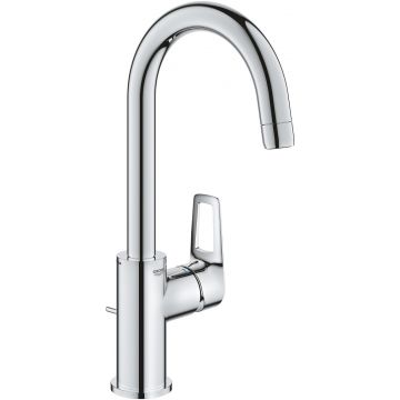 Baterie lavoar Grohe BauLoop New L  ventil pop-up  crom