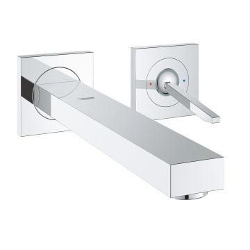 Baterie lavoar Grohe Eurocube Joy M cu 2 elemente  de perete  necesita corp ingropat  crom