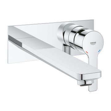 Baterie lavoar Grohe Lineare L de perete  necesita corp ingropat  crom