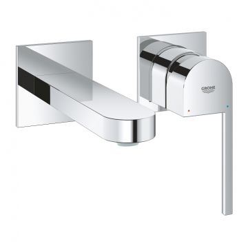 Baterie lavoar Grohe Plus din 2 elemente  de perete  necesita corp ingropat  crom