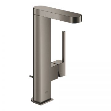 Baterie lavoar Grohe Plus L ventil pop-up brushed hard graphite