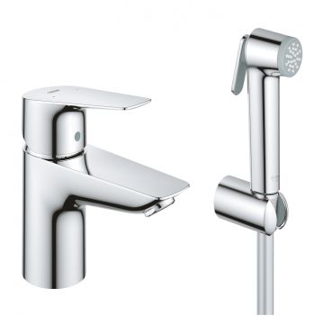 Baterie lavoar Grohe Start Edge S cu dus tip bideu pentru igiena intima  crom