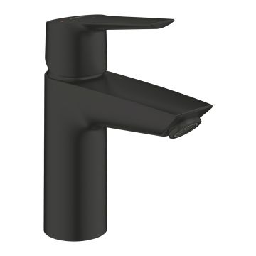 Baterie lavoar Grohe Start S  ventil click-clack  cartus SilkMove 28mm  matt black