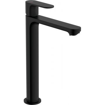 Baterie lavoar Hansgrohe Rebris S 240 CoolStart EcoSmart+ ventil pop-up pentru lavoar tip bol negru mat