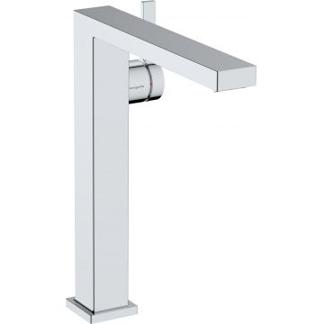 Baterie lavoar Hansgrohe Tecturis E 240 Fine pentru lavoare tip bol CoolStart ventil click-clack crom