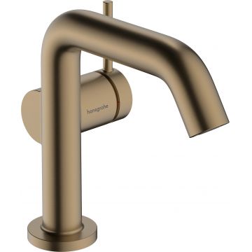 Baterie lavoar Hansgrohe Tecturis S 110 Fine  CoolStart  ventil click-clack  bronz periat