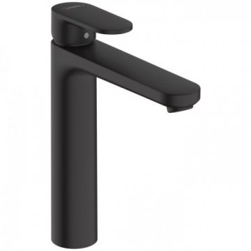 Baterie lavoar inalta Hansgrohe Vernis Blend 190 cu ventil pop-up - Culoare Negru