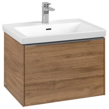 Dulap baza suspendat Villeroy & Boch Subway 3.0 cu iluminare  62x43x48cm  Oak Kansas