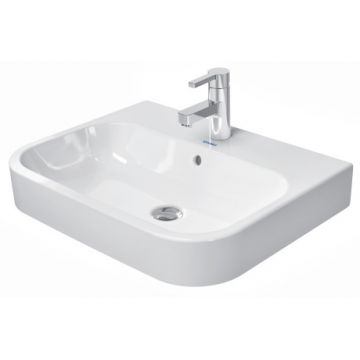 Lavoar Duravit Happy D.2 60x46cm  WonderGliss  montare pe blat  alb