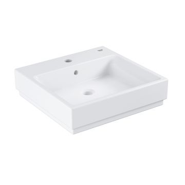 Lavoar Grohe Cube Ceramic 50cm  montare pe blat  PureGuard  alb