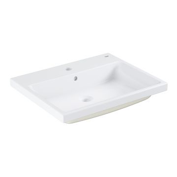 Lavoar Grohe Cube Ceramic 60x49cm  montare in blat  PureGuard  alb