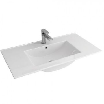 Lavoar incastrat Karag LT 7506-60 60x47 cm Alb Lucios