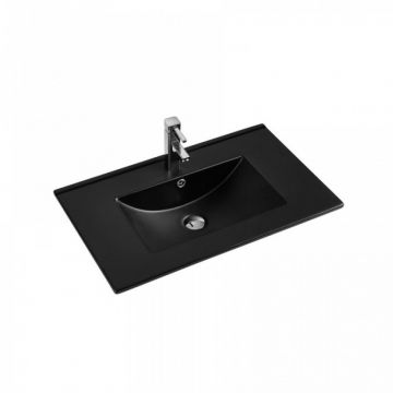 Lavoar incastrat Karag LT 7506-60MB 60x47 cm Negru Mat