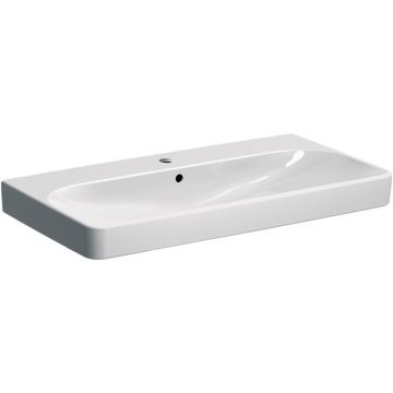 Lavoar pe blat Geberit Smyle Square 90x48cm alb