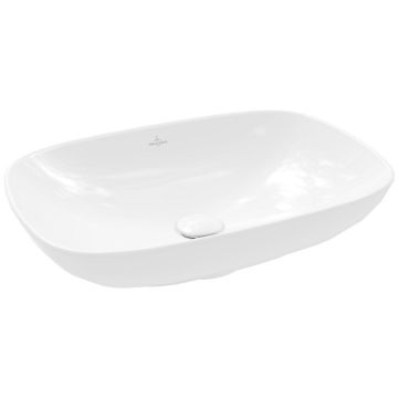 Lavoar tip bol Villeroy&Boch Loop&Friends 56x38cm cu preaplin  material TitanCeram  montare pe blat