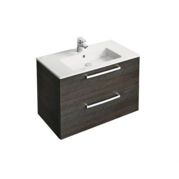 Mobilier Tempo 80 Antracit (stejar inchis) - Ideal Standard - Dimensiune 80 cm