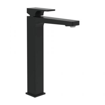 Baterie inalta lavoar Villeroy & Boch Architectura Square, cu ventil, negru - Culoare Negru Baterie inalta lavoar Villeroy & Boch Architectura Square, cu ventil, negru - Culoare Negru