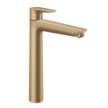 Baterie lavoar inalta Hansgrohe Talis E 240, cu ventil, bronz periat - Culoare Bronze Baterie lavoar inalta Hansgrohe Talis E 240, cu ventil, bronz periat - Culoare Bronze