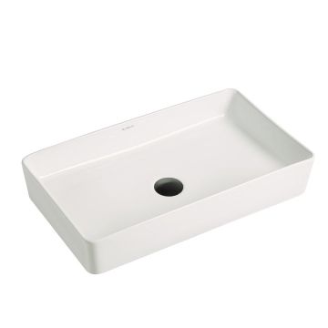 Lavoar de baie Allure, pe blat, dreptunghiular, din ceramica sanitara, 60 cm, alb lucios, Elysium Lavoar de baie Allure, pe blat, dreptunghiular, din ceramica sanitara, 60 cm, alb lucios, Elysium