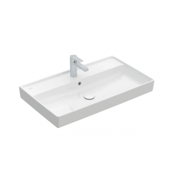 Lavoar dreptunghiular suspendat Villeroy&Boch Collaro 80 cm alb