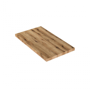 Blat pentru lavoar baie Savini Due Linea, Rovere Fossile, pal, 60 x 46 x 3.8 cm