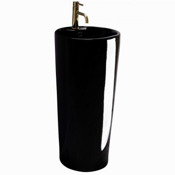 Lavoar freestanding negru Rea Blanka