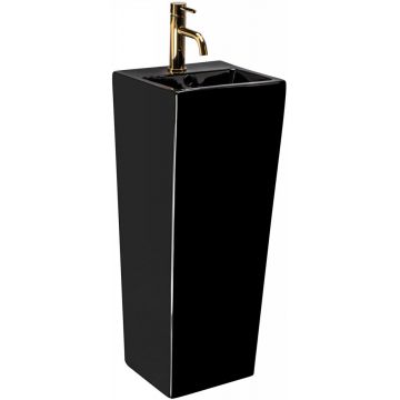 Lavoar freestanding Rea Kamila negru lucios