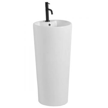 Lavoar stativ ceramic Rea Blanka, 41 cm, alb